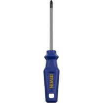 Irwin Chave de Fenda Cruzada Ph2 de 1/4 Pol. X 4 Pol. (6,4mm X 101,60mm) 1864216 Irwin Chave de Fenda Cruzada Ph2 de 1/4 Pol. X 4 Pol. (6,4mm X 101,60mm) 1864216