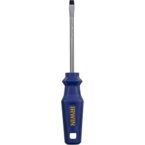 Irwin Chave de Fenda Reta de 1/4 Pol. X 4 Pol. (6,4mm X 101,60mm) 1864171 Irwin Chave de Fenda Reta de 1/4 Pol. X 4 Pol. (6,4mm X 101,60mm) 1864171