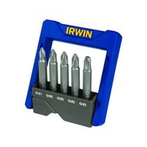 Irwin Conjunto de Pontas para Parafusadeira Power Bit Fenda Cruzada de 5 Peças 1865324
