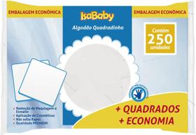 Isababy Algodao Quadradinho 250 Unidades