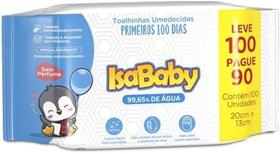 Isababy Toalha Umedecida Primeiro 100 dias Flip Top