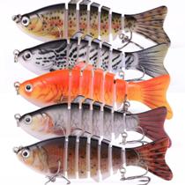 Isca Articulada 6 Sessões Lambari Artificial Lambari Ideal Para Tucunaré e Dourado