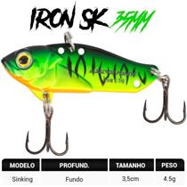 Isca Artificial Albatroz Ferrinho Iron Vibe 4,5g 35mm 05 Verde / Amarelo de Fundo para Tilápia Joana Isca Artificial Albatroz Ferrinho Iron Vibe 4,5g 35mm 05 Verde / Amarelo de Fundo para Tilápia Joana