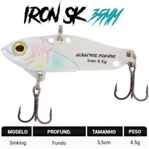 Isca Artificial Albatroz Ferrinho Iron Vibe 4,5g 35mm Branco 03 Fundo para Tilápia Brack Bass Joana Isca Artificial Albatroz Ferrinho Iron Vibe 4,5g 35mm Branco 03 Fundo para Tilápia Brack Bass Joana