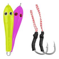 Isca artificial albatroz jig sapinho lemon pink 20g