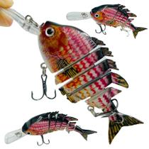 Isca Artificial Articulada Fundo para Tucunaré 10cm 16.5g