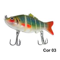 Isca Artificial Articulada Lambari 6 Segmentos - Deyu