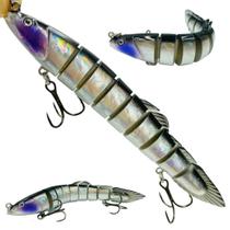 Isca Artificial Articulada Para Rio Lagos Tuvira Silver 14cm 21.4gr Isca Artificial Articulada Para Rio Lagos Tuvira Silver 14cm 21.4gr