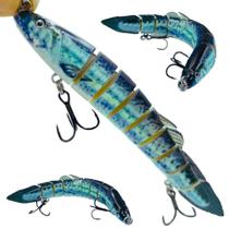 Isca Artificial Articulada Tuvira Azul Rajada Para Dourados Tucunarés 14cm 21.4gr Isca Artificial Articulada Tuvira Azul Rajada Para Dourados Tucunarés 14cm 21.4gr