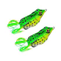 Isca Artificial Blackfish Frog Crank Bait 2 Peças Para Pesca De Robalo Ferramenta De Pesca De