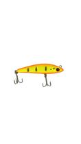 Isca artificial borboleta tan tan 9.5cm 13g (sub superfície)