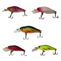 Isca Artificial Cmik Crak 50 Ref 814 Meia Água - Cores Variadas