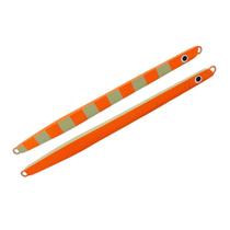 Isca Artificial Cores Vibrantes Ns Para Pesca Mar Laranja Listrado Glow 150g 21,5cm