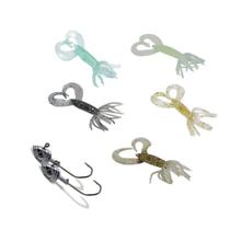 Isca artificial Criatura Soft Bait Silicone W197 C/6 Cores