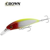 Isca Artificial Crown Landara 12cm Meia Água Branco/Verde Isca Artificial Crown Landara 12cm Meia Água Branco/Verde