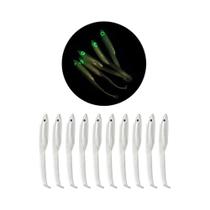 Isca Artificial De Enguia Realista De 6cm 0.7g, 10 Peças, Isca Wobbler Com Cauda Em T, Iscas De