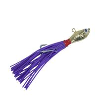 Isca Artificial de metal 18g deep action saia de silicone