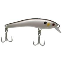 Isca Artificial de Pesca Slow Floating Nelson Nakamura Suki 7,5cm 7g Cor 124 Opaca Cinza Citrus