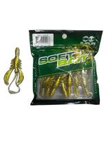 Isca Artificial de Pesca Soft Bait Maruri 7 cm com 8 und Cor Dourado