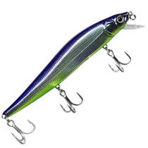 Isca Artificial De Pesca YARA MAQUINA 13,5CM 28G 66 CROMADA DORSO AZUL