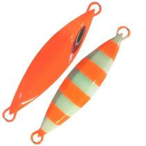 Isca Artificial de Pescaria Pesca NS Jig Mig 40g 7cm Laranja/List/Glow