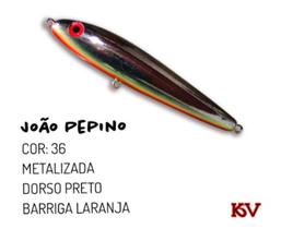 Isca Artificial Joao Pepino KV 11,5cm 22g COR 36