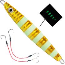 Isca Artificial Jumping Jig Metal 13cm 85gr Gold Glow