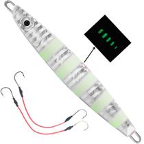 Isca Artificial Jumping Jig Metal 13cm 85gr prata luminoso