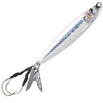 Isca artificial jumping jig para pesca LITTLE JACK METAL ADICT ZERO 80G 10 SHIRASU