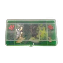 Isca Artificial Kit De Pescaria Estojo Completo Alicate Anzol Box Organizador Rio Acude Lago Mar Mangue Pesca Esportiva