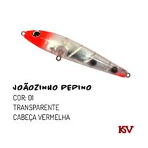 Isca Artificial Kv Joãozinho Pepino 9cm 10g Plug De Superfície Com Trabalho Stick E Zara