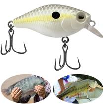 Isca Artificial Marine Mini Crank 011 Lambari Pinta Preta 3.8cm 4g Meia Água Para Tilápia Black Bass