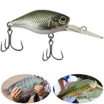 Isca Artificial Marine Mini Crank DEEP S084 Cinza 3.8cm 4,3g Barbeluda Para Tilápia Black Bass