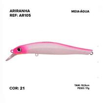 Isca artificial moriah ariranha 10,5cm 17g (meia água)