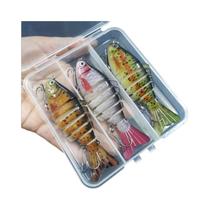 Isca Artificial Multiarticulada Swimbait 3 Peças Iscas De Pesca Submersíveis Para Água Doce E