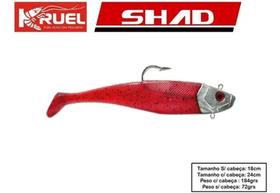 Isca Artificial Para Garoupa Shad Kruel 24cm-184g Kit Shedão - Varias Cores