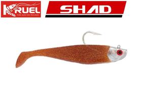 Isca Artificial Para Garoupa Shad Kruel 24cm-284g Kit Shedão