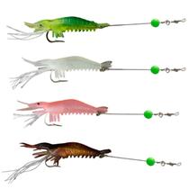 Isca Artificial Pesca 4 Camarao Realista Truta Salmao Robalo Captura Peixe Pescaria Lago Rio Mar Lagoa Isca Artificial Pesca 4 Camarao Realista Truta Salmao Robalo Captura Peixe Pescaria Lago Rio Mar Lagoa