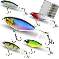 Isca Artificial Pesca 5 Peixes Realista Pescaria Lambari Robalo Traira Tucunare Tainha Mar Açude Rio Lago Isca Artificial Pesca 5 Peixes Realista Pescaria Lambari Robalo Traira Tucunare Tainha Mar Açude Rio Lago