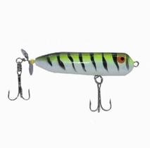 Isca Artificial Pesca Com Helice Feito Em Madeira 8Cm 13Gr M