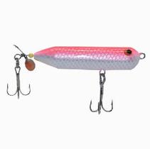 Isca Artificial Pesca Com Helice Feito Em Madeira 8cm 13gr