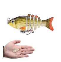 Isca Artificial Pesca Lambari Real Articulado 4,9cm Tucunaré Isca Artificial Pesca Lambari Real Articulado 4,9cm Tucunaré