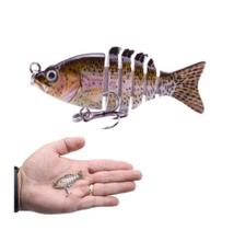 Isca Artificial Pesca Lambari Real Articulado 4,9cm Tucunaré