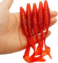 Isca Artificial Pesca Soft Grub 8cm Para Peixes