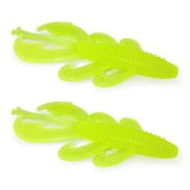 Isca Artificial Pesca Soft X-Bug 10cm 2 Unidades Para Tucunaré e Traíra Cor:Mellow