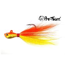 Isca Artificial Pro-Tsuri Laranja/Amarelo Tail Simples 11g