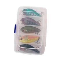 Isca Artificial Realista Fat Lure 7.5cm 13g Com Língua Longa Para Robalo E Corvina - Isca Rígida