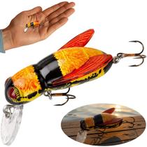 Isca Artificial REBEL Bumble Bug Bee Abelha Amarela/Preta F74-10 Pequena 3,7cm 3g para Tilápia Black Bass Isca Artificial REBEL Bumble Bug Bee Abelha Amarela/Preta F74-10 Pequena 3,7cm 3g para Tilápia Black Bass