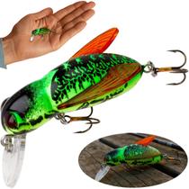 Isca Artificial REBEL Bumble Bug Inseto Abelha Mosca Amarela/Verde F74-15 Pequena 3,7cm 3g para Tilápia Black Bass Isca Artificial REBEL Bumble Bug Inseto Abelha Mosca Amarela/Verde F74-15 Pequena 3,7cm 3g para Tilápia Black Bass