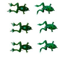 Isca Artificial Sapo/Perereca Frog Com 6 Unidades - Maruri